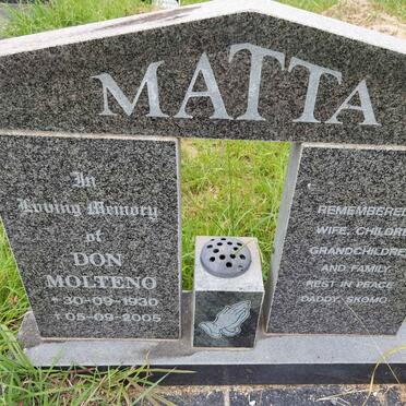 MATTA Don Molteno 1930-2005