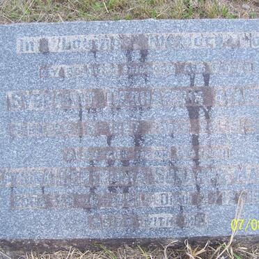 MARCUS Sybrandt Gerhardus 1887-1953 &amp; Catrina Gertruida Susanna 1891-1956