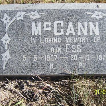 McGANN Ess 1907-1978