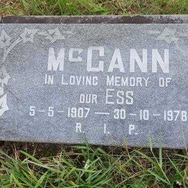 MCCANN Ess 1907-1978