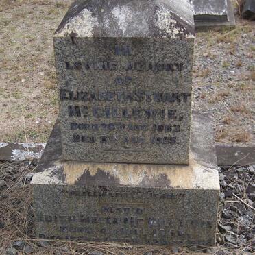 MCGILLEWIE Alfred Ernest 1861-1938 &amp; Elizabeth Stuart 1862-1925