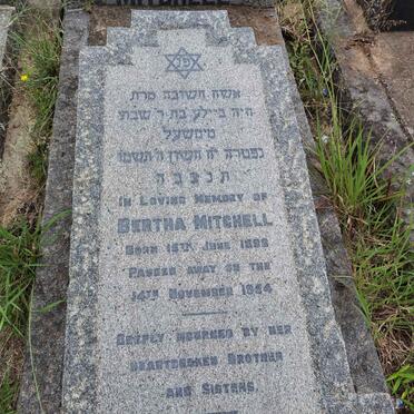 MITCHELL Bertha 1898-1954