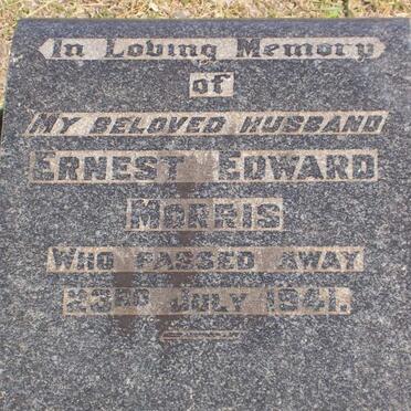 MORRIS Ernest Edward -1941