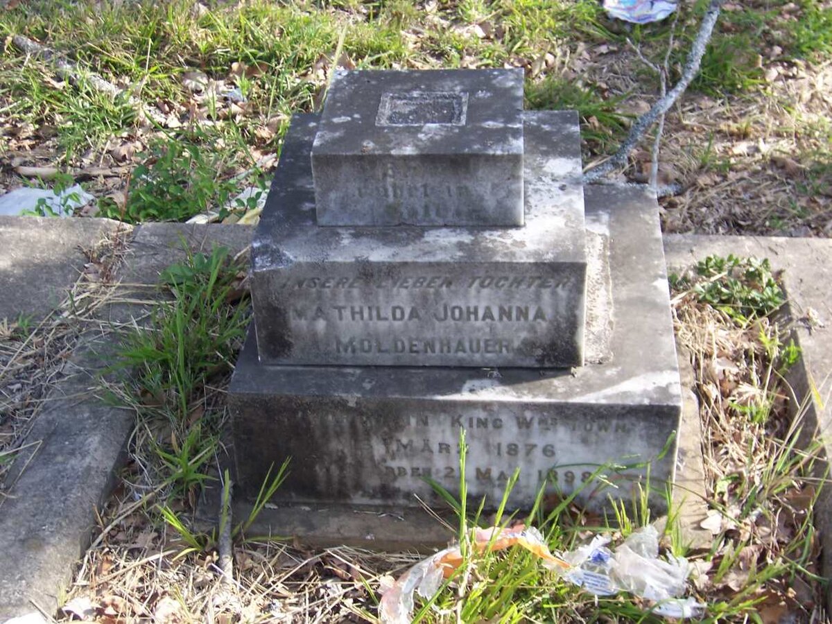 MOLDENHAUER Mathilda Johanna 1876-1898