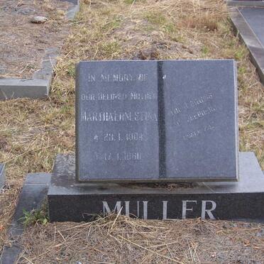MULLER Martha Ernestina 1904-1960