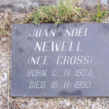 NEWELL Joan Noel nee CROSS 1924-1993