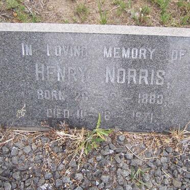 NORRIS Henry 1883-1971 &amp; Alma Irene -1918
