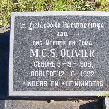 OLIVIER Charles 1905-1967 & M.C.S. 1906-1992 _1
