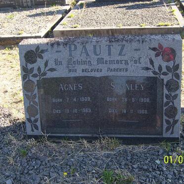 PAUTZ Stanley 1908-1968 &amp; Agnes 1908-1969