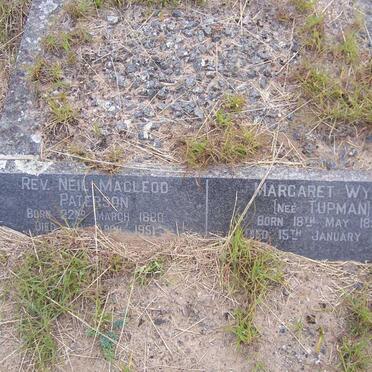 PATERSON Neil MaCleod 1880-1951 &amp; Margaret Wyke TUPMAN 1896-1987