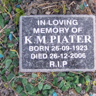 PIATER K.M. 1923-2006