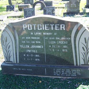 POTGIETER Willem Johannes 1912-1970 :: POTGEIETER Leon 1951-1973
