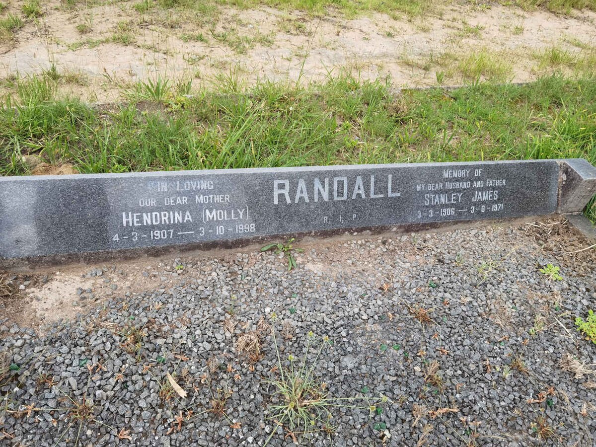 RANDALL Stanley James 1906-1971 &amp; Hendrina 1907-1998