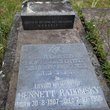 RADOMSKY Bennett 1907-1955