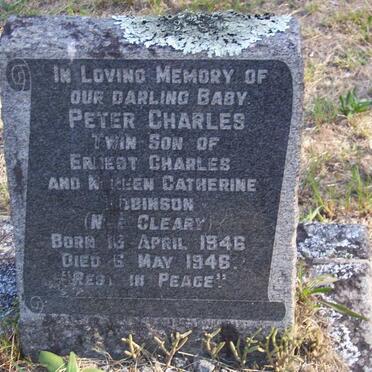 ROBINSON Peter Charles 1946-1946