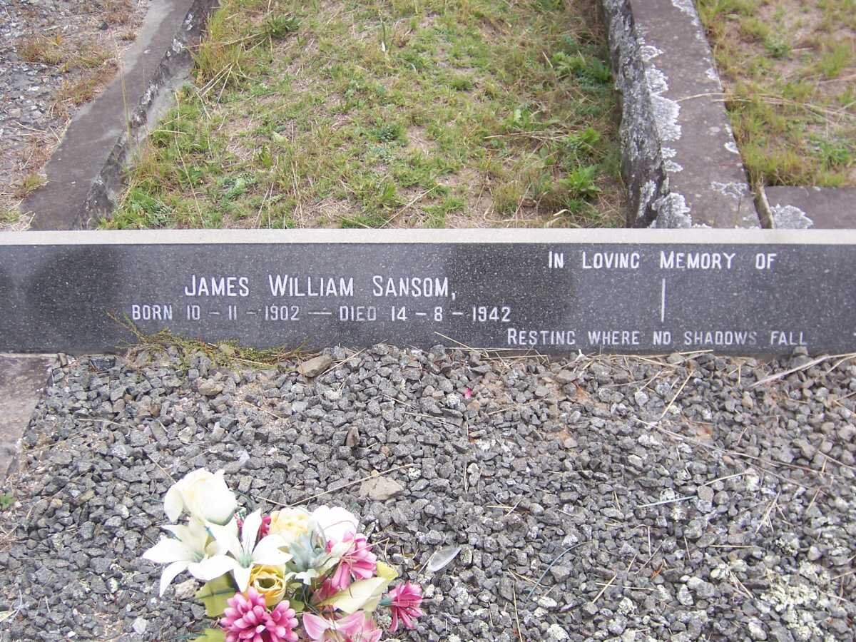SANSOM James William 1902-1942