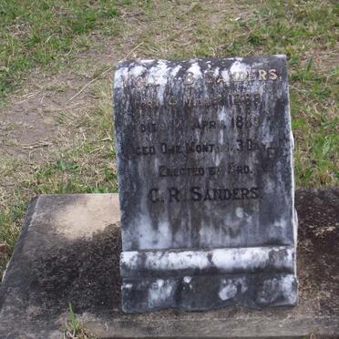 SANDERS Violet B. 1889-1889