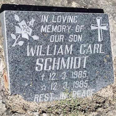 SCHMIDT William Carl 1985-1985