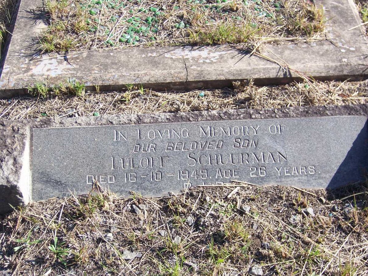 SCHUURMAN Luloff ?-1949