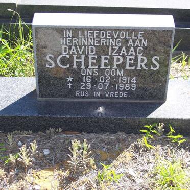 SCHEEPERS David Izaac 1914-1989