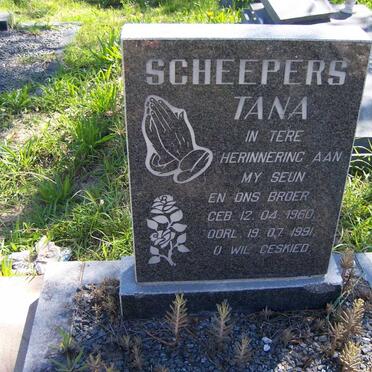 SCHEEPERS Tana 1960-1991