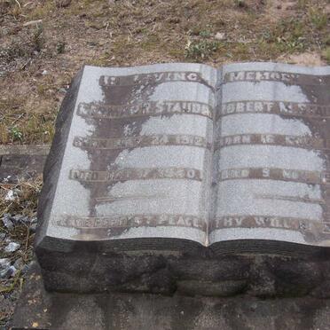 STAUDE Robert M. 1886-1925 :: STRAUDE Norman R. 1912-1940