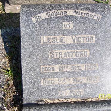STRATFORD Leslie Victor 1909-1951