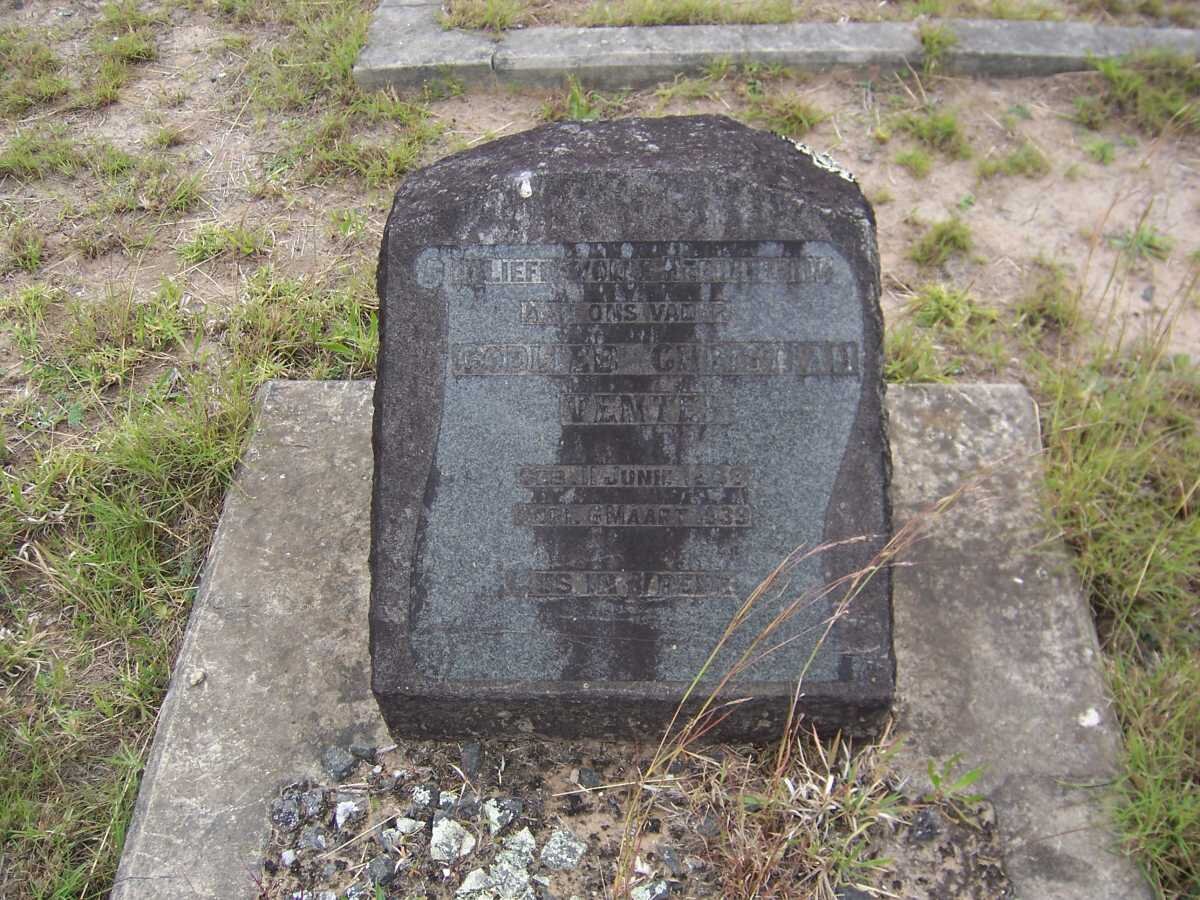 VENTER Godlieb Christian 1868-1939