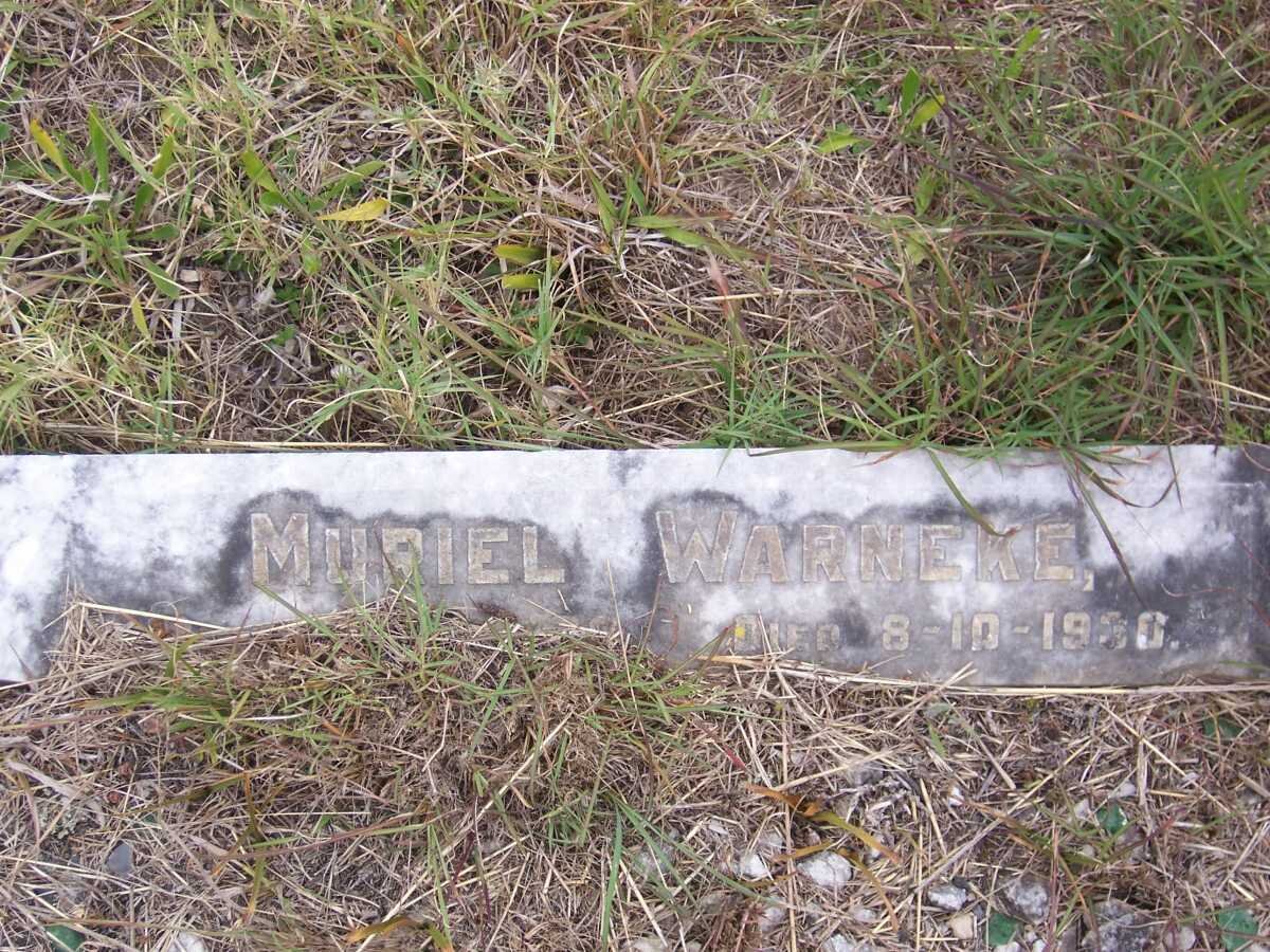 WARNEKE Muriel -1930