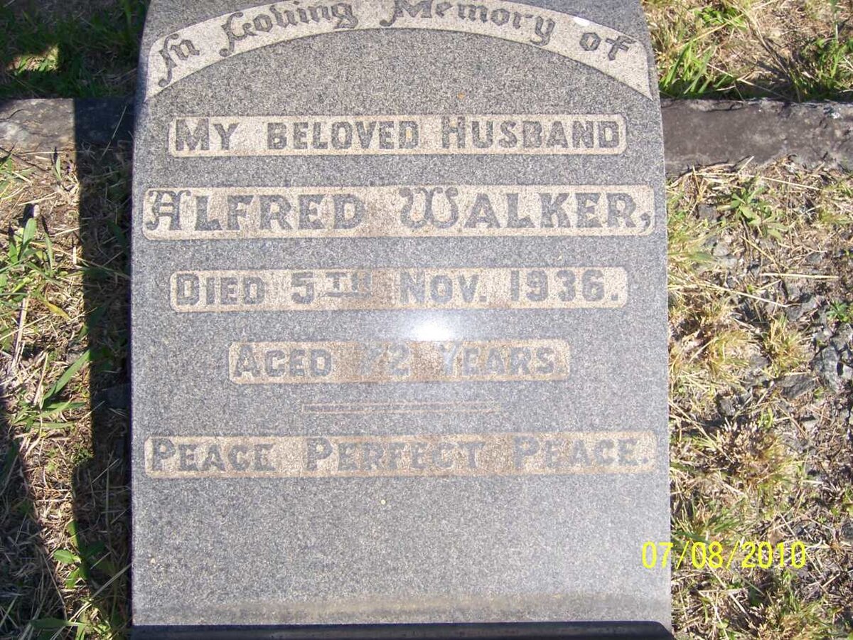 WALKER Alfred -1936