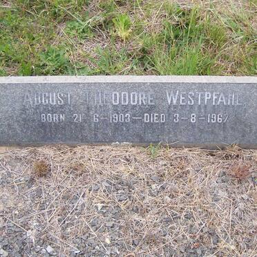 WESTPFAHL August Theodor 1903-1967 &amp; Ada Eleanor W. 1908-1980