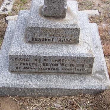 WEDDERBURN Herbert Wilson 1865-1904