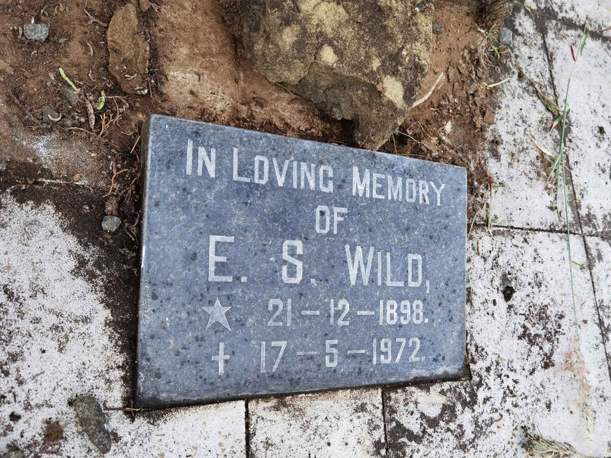 WILD E.S. 1898-1972