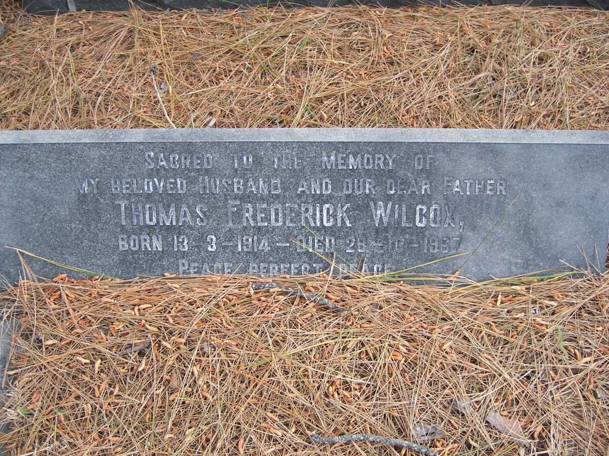 WILCOX Thomas Frederick 1914-1967