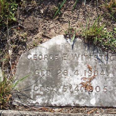WITTSTOCK George E. 1904-1905