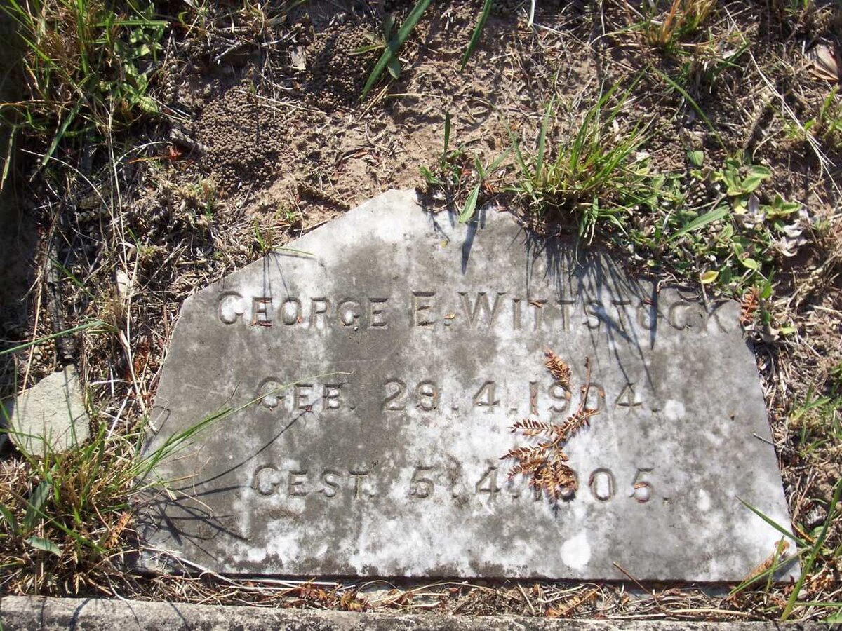 WITTSTOCK George E. 1904-1905