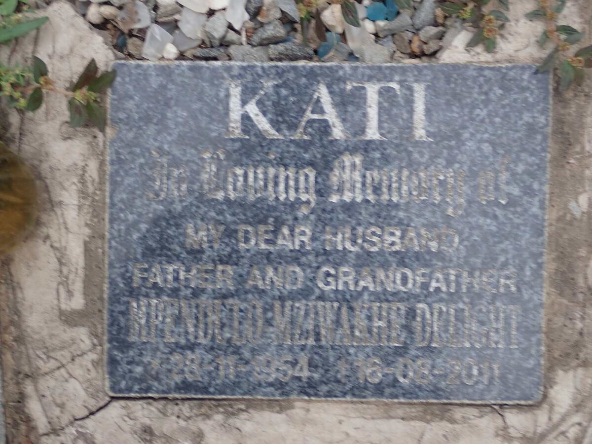 KATI Mpendilo Mziwakhe Delight 1954-2011