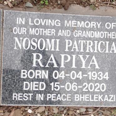 RAPIYA Dabula Douglas 1917-2008 &amp; Nosomi Patricia 1934-2020