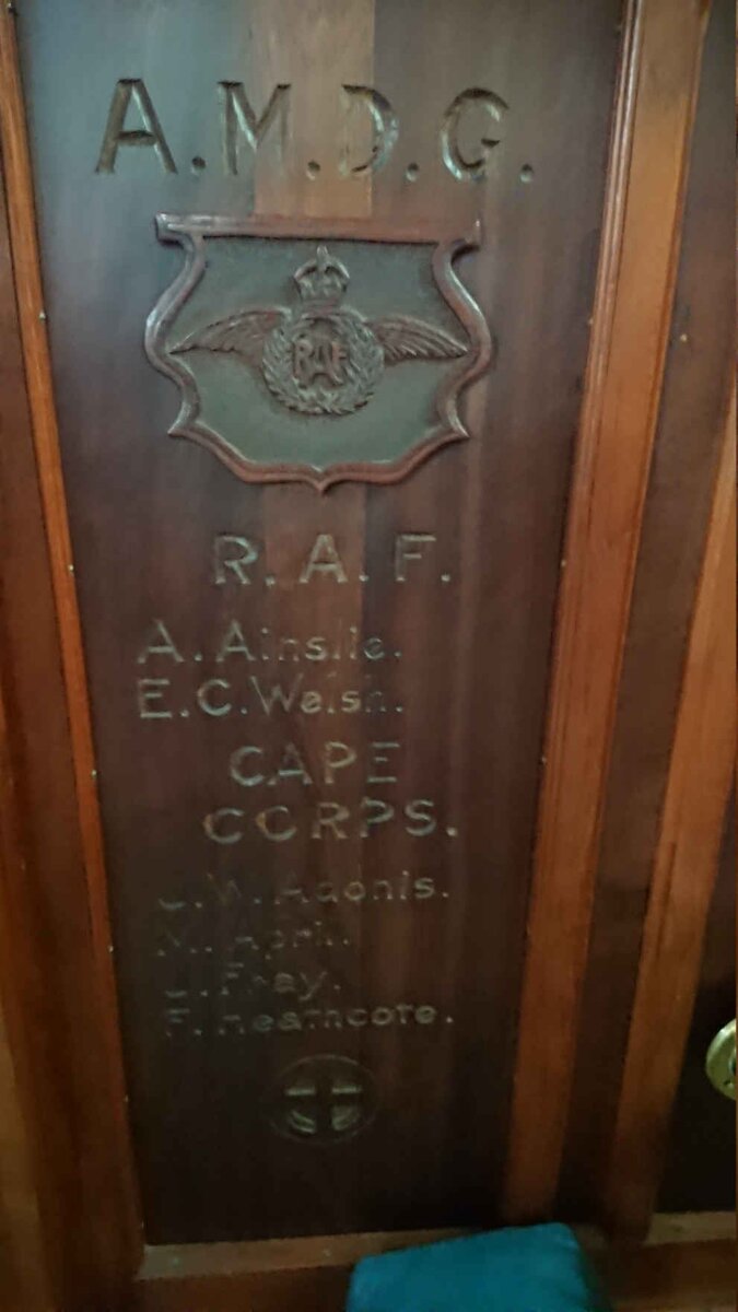 8. R.A.F. and Cape Corps Military memorial