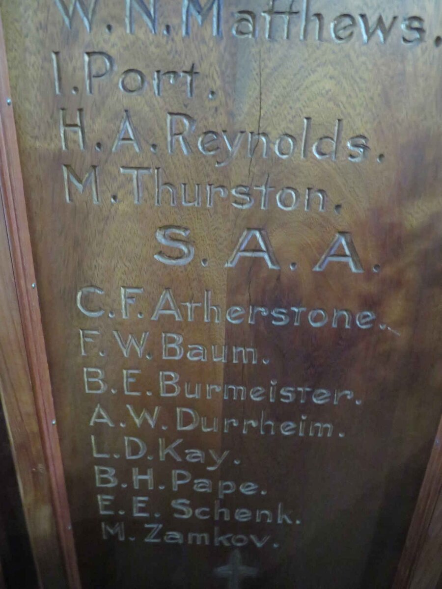 Military memorial - S.A.A