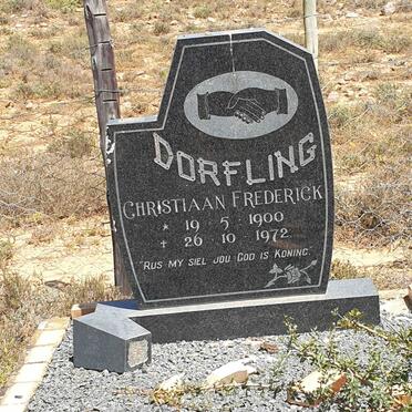 DORFLING Christiaan Frederick 1900-1972