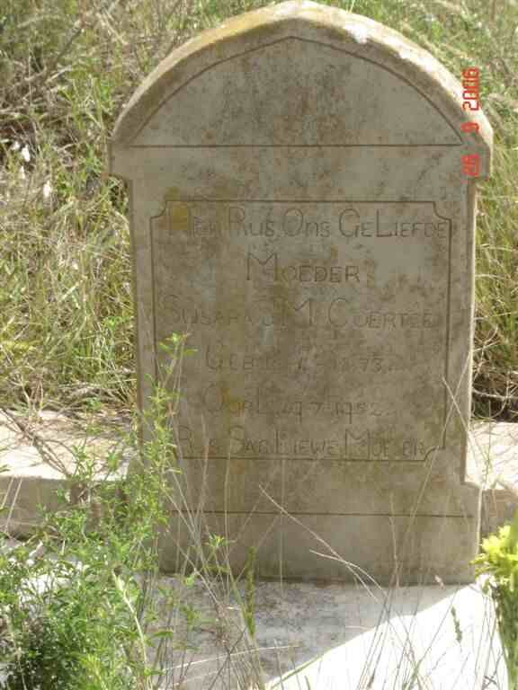 COETZE Susara M. 1873-1952