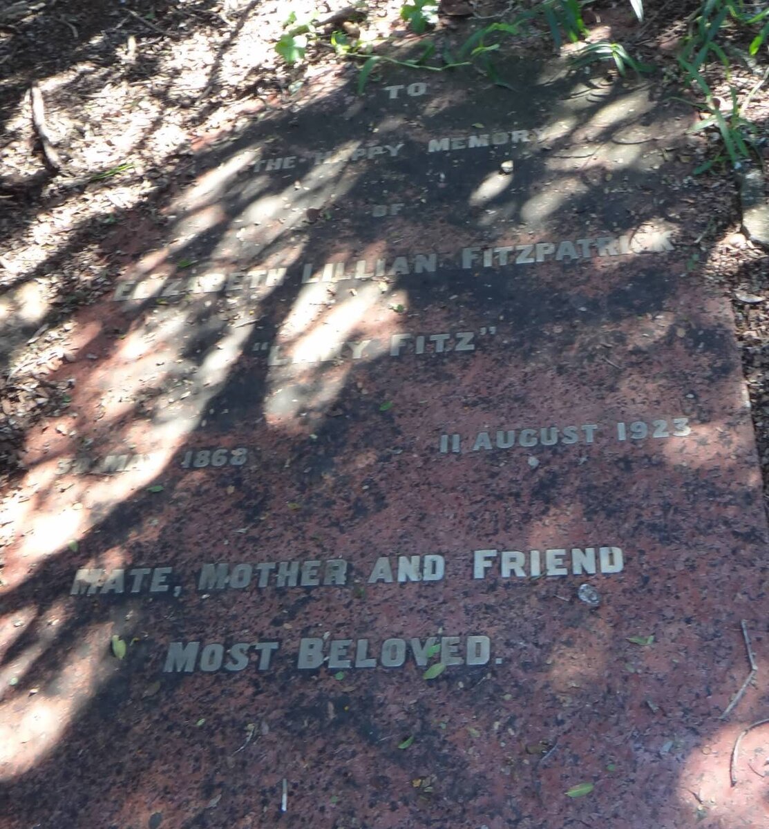 FITZPATRICK Elizabeth Lilian 1868-1923