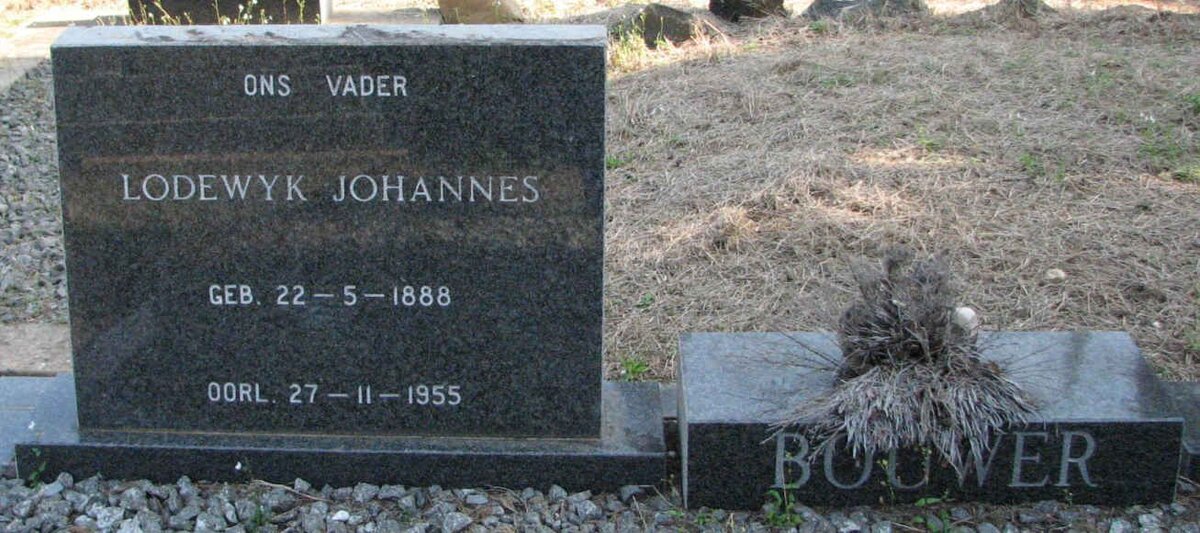 BOUWER Lodewyk Johannes 1888-1955