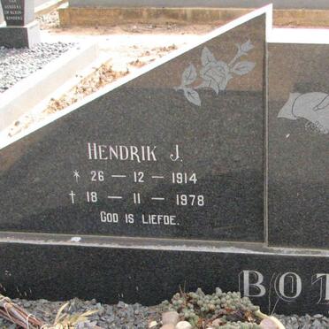 BOTHA Hendrik J. 1914-1978