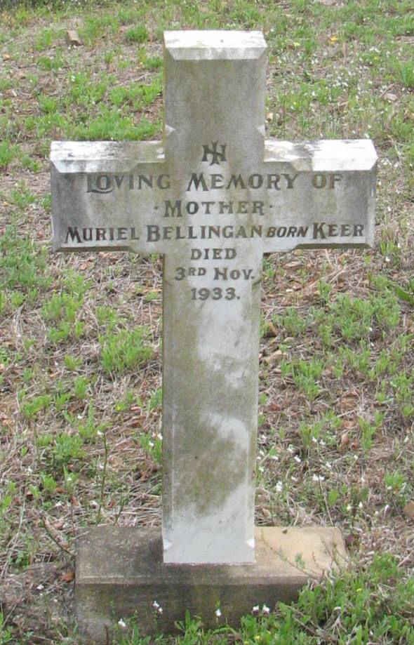 BELLINGAN Muriel nee KEER -1933