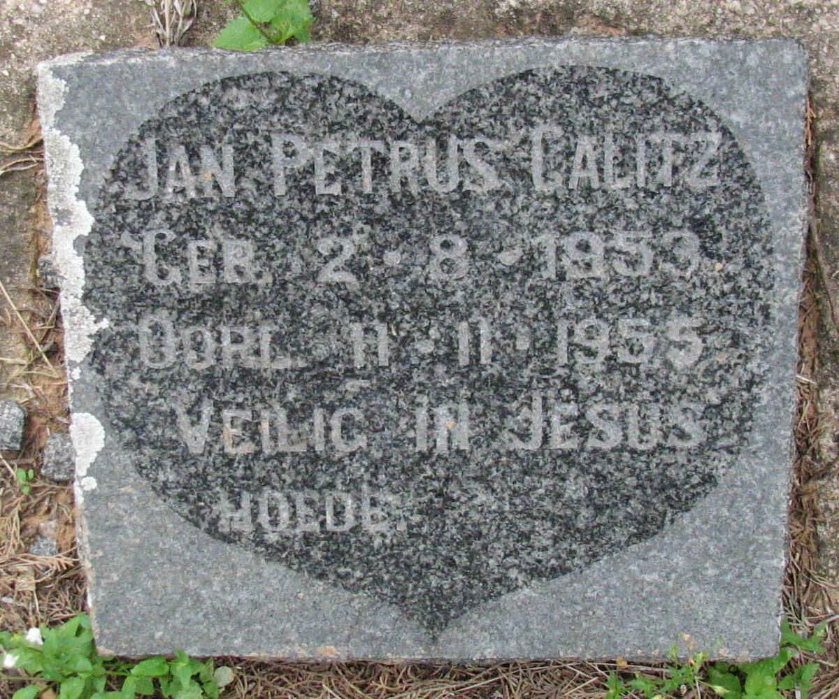CALITZ Jan Petrus 1953-1955