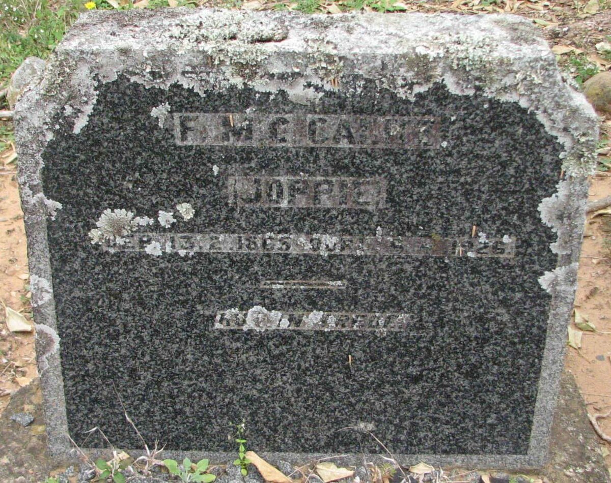 CALITZ F.M.C. 1865-1925