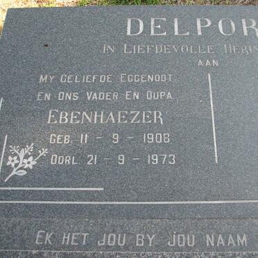 DELPORT Ebenhaezer 1908-1973