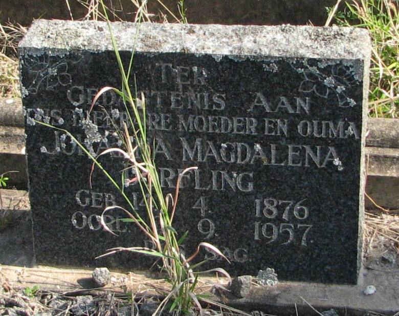 DORFLING Johanna Magdalena 1876-1957